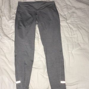 Gray workout/running leggings